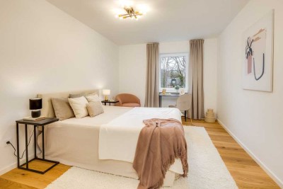 In OTTOBRUNN: 3 Zim-W.- Süd-West Balkon * komplett saniert und renoviert *