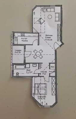Erstbezug nach Sanierung mit Balkon: freundliche 2,5-Zimmer-Wohnung in Birkenheide