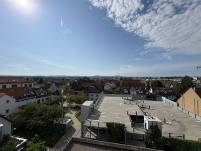 Vielseitige Wohnung mit Panoramablick im Zentrum von Walldorf – auch als Gewerbeeinheit nutzbar