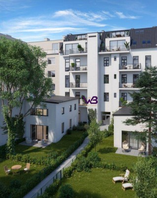 Traumhaft saniertes Gründerzeithaus nahe Schloss Schönbrunn! Erstbezug - Stillvolle Singlewohnung mit Fussbodenheizung, Eichenparkett und Garten im Innenhof