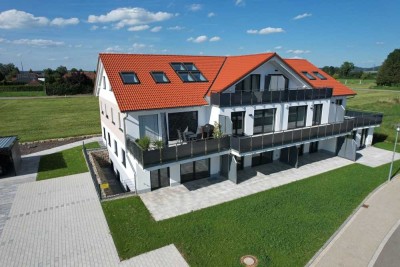 Luxuriöse Erdgeschoßwohnung am Ortsrand.