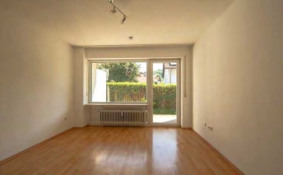 Frei nutzbar ab Jan 2025 + provisionsfrei den Käufer : 1-Zimmer-Apartment m. Terrasse, Keller und TG