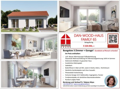 HÄUSER FÜR´S LEBEN IN DER STEIERMARK, BURGENLAND UND KÄRNTEN BEZUGSFERTIG MIT GARAGE! (Provisionsfrei)