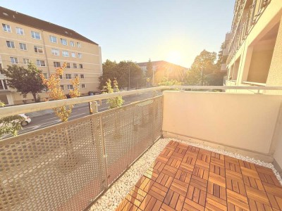 Erstbezug: Exklusive 2-Raum Wohnung mit EBK, Balkon, Terrasse & Tiefgarage in Striesen Uni-Nähe
