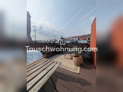 Tauschwohnung: Wohnung mit großer Dachterrasse an der Gasselstiege