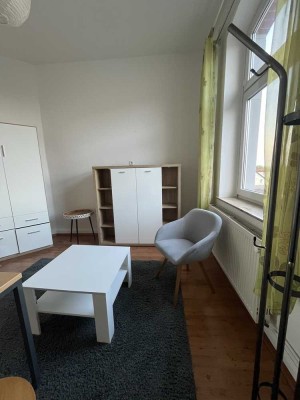 Möblierte Wohnung mit einem Zimmer und Kochzeile in Bielefeld-Mitte/West