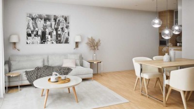 Komfortable 2-Zimmer Erdgeschosswohnung mit Terrasse, kleinem Garten – Perfekt für Singles & Paare