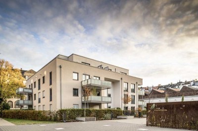 Wohnen am Schwedenpark - Hochwertige 3-ZW in architektonisch bemerkenswertem Mehrfamilienhaus