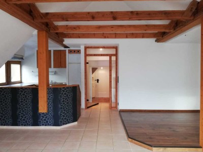 2-3 Zimmer-Loft-Wohnung mit Balkon und Blick auf den Deister