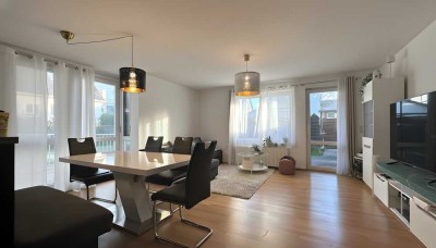 Ihr Ruheparadies: Erdgeschoss mit Sonnenterrasse und Garten in Löchgau