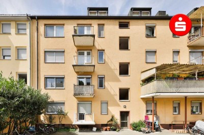 Goldrichtig! Ruhige und helle 2-Zimmer-Wohnung nähe Stadtpark mit Garage und Balkon!