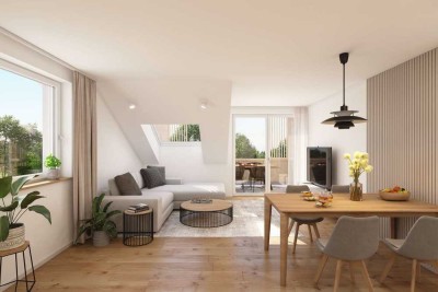 Über den Dingen leben - exklusive Dachgeschoss-Wohnung W24