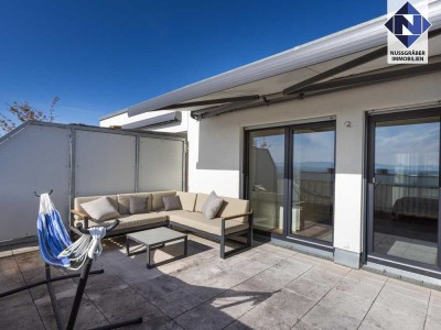 Exklusives, modernes Reihenhaus mit Dachterrasse und Weitsicht