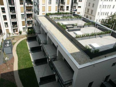 Nähe Gewandhaus + Augustusplatz: hochwertiger 3-Zi.-Maisonette-Neubau mit super Ausstattung