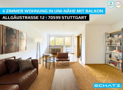 �4-Zi-Wohnung mit ca. 5,5 % Rendite nähe Uni Hohenheim� – WG-Vermietung | Erstvermietung inklusive