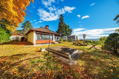 WOHNOASE MIT BURGBLICK – EINFAMILIENHAUS MIT WELLNESSBEREICH, POOL &amp; GARTEN IN MATTERSBURG