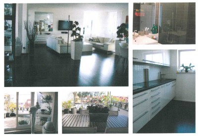Stilvolle, gepflegte 2,5-Zimmer-Penthouse-Wohnung mit geh. Innenausstattung mit Balkon in Fellbach