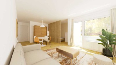 Wohnen in zentraler Wohnlage von Stuttgart-Sommerrain: 1-Zimmer-Appartement mit sonnigem Balkon!