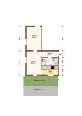 Sonnige und leistbare Gartenwohnung - provisionsfrei auf www.riedersbach.com