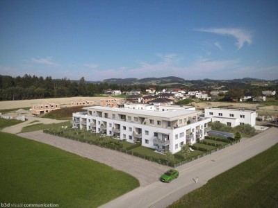 Fantastische 2 Zimmer Terrassenwohnung 1.9 in Hagenberg | Erstbezug | Fernblick