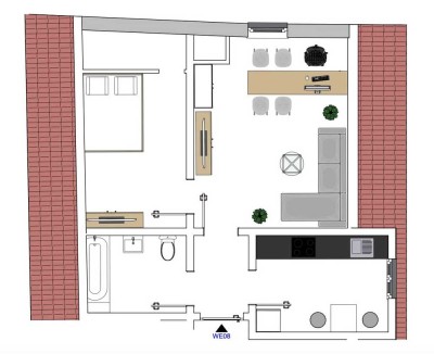 Frisch renovierte 2-Zimmer-Wohnung in Iserlohn