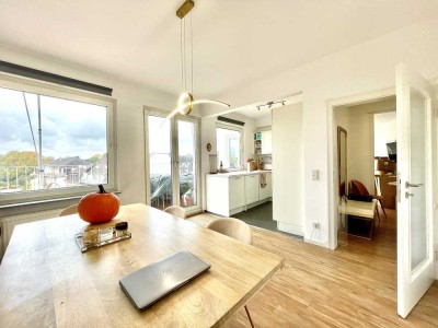Schmuckstück in Pempelfort - Offene Penthousewohnung mit hochwertiger EBK und 2 Terrassen