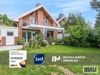 Familienfreundliche Doppelhaushälfte mit Sauna, Kamin, großem Garten und Garage