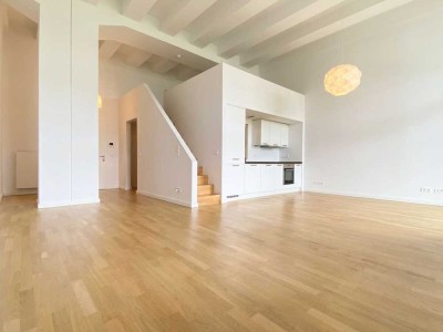 Galerie-Loft mit Balkon & Garten I bezugsfrei I ca. 4,50m Raumhöhe I 12qm Galerie