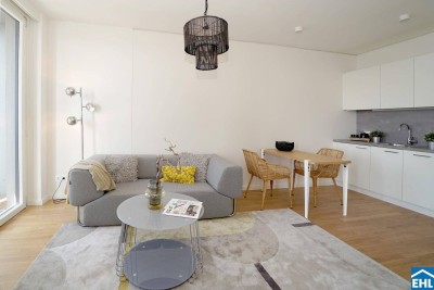 Ideale 1,5-Zi.-Wohnung mit Loggia bei der U1!