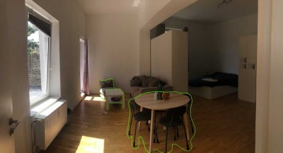 Stilvolle 1-Zimmer-EG-Wohnung mit Balkon und EBK in Aachen