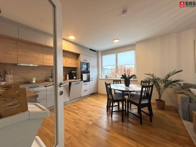 Wohn’ dich glücklich: Wunderschöne 3-Zimmer-Neubauwohnung in Ebelsberg mit sonniger Loggia, praktischem Abstellraum, heller Raumaufteilung und eigenem Tiefgaragenplatz für maximalen Komfort!