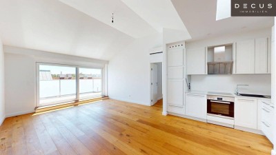 3 ZIMMER | MODERNE DG-WOHNUNG | TERRASSE MIT HERBSTSONNE &amp; WEITBLICK | KLIMATISIERT