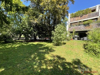 Gartenparadies in Planegg zur Kapitalanlage! Vermietete 4-Zi. ETW mit ca. 160 m² Privatgarten! S6!