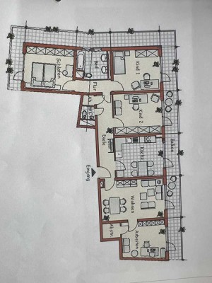 Großzügige 5-Zimmer-Wohnung mit Balkon, Einbauküche & Blick auf den Pfälzerwald – 124 m²