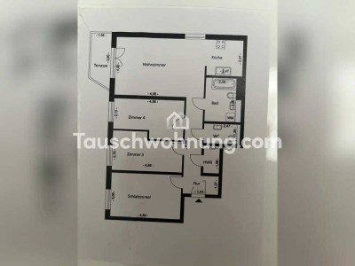 Tauschwohnung: 4 ZW mit Garten - Landeseigene