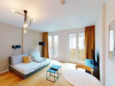 Exklusive 1-Zimmer-Wohnung mit Einbauküche in Frankfurt am Main