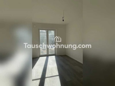 Tauschwohnung: 2-Zimmer Neubau-Wohnung im EG mit Terrasse