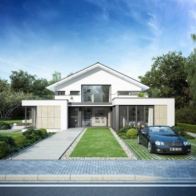 Exklusive Projektierung: Villa mit 260qm in Bestlage direkt am Wald in Riemerling