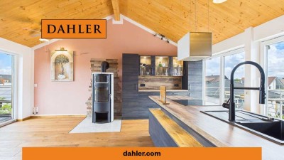 WOHNTRAUM ÜBER DEN DÄCHERN – MODERNE 3,5-ZIMMER-WOHNUNG MIT KAMIN UND 2 BALKONEN