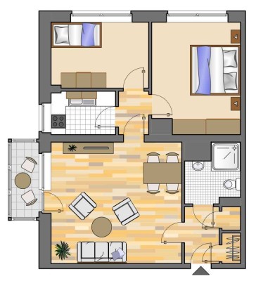 In Renovierung *3-Zimmer-Seniorenwohnung*