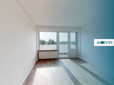 Moderne 2-Zimmer-Wohnung mit BALKON, EBK und tollem Ausblick