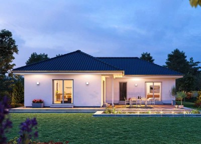 Lichtdurchfluteter Winkelbungalow - perfekte Raumaufteilung