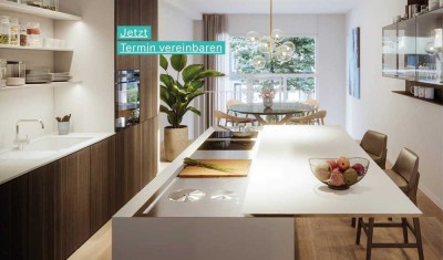 Innenausbau schreitet voran: Garten-Maisonette in Holz-Hybrid-Ensemble