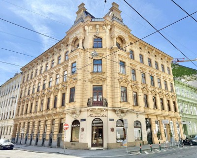 ROHDIAMANT nahe Türkenschanzpark - BJ 1898 - Stilaltbau - 1.Stock - ca.129m² WFL - 3-4 Zimmer - Balkon - Kamin