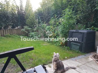 Tauschwohnung: EG-Wohnung mit Garten gegen mehr Platz
