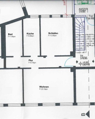 Ansprechende und vollständig renovierte 2-Raum-Wohnung in Grevens Fußgängerzone