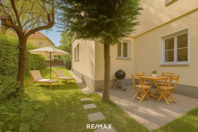 3-Zimmer Gartenwohnung mit Kamin - Sanierungsbedürftig