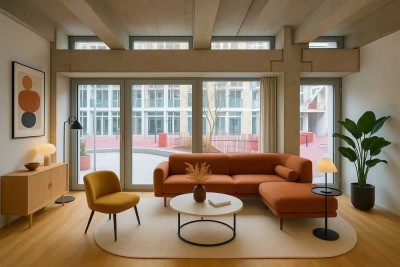 Sonnendurchflutete 2-Zimmer-Wohnung mit stilvoller Ausstattung und Balkon