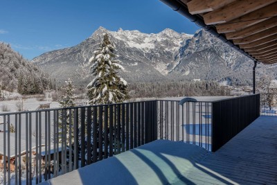 Neubau-Penthouse mit Traumblick neben dem Skilift