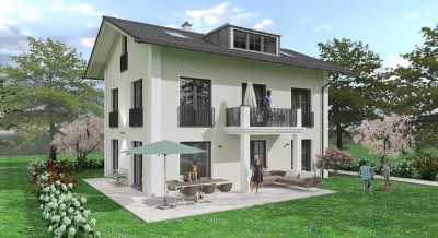 Modernes EFH mit Ausbaureserve, fußläufig zum Ortskern sowie zum Chiemsee